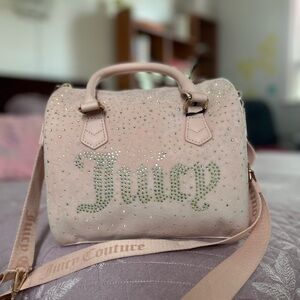 Juicy Couture Blush Satchel with Rhinestones
